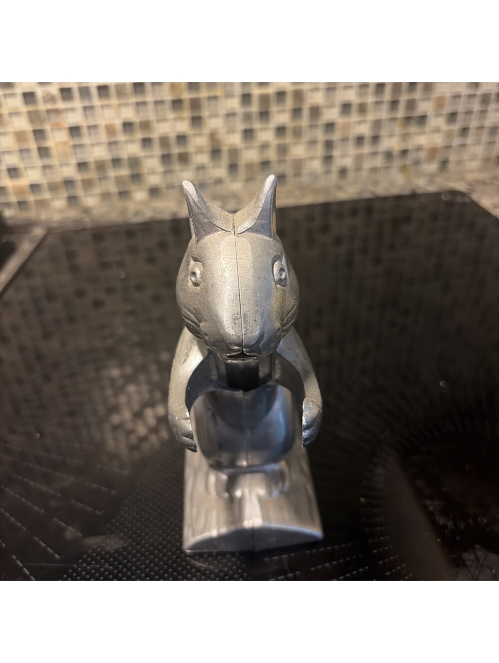 Vintage Cast Aluminum Metal Squirrel Nut Cracker Nutcracker [COPY]